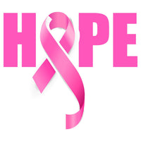 Breast Cancer Hope Ribbon Fabric Panel - ineedfabric.com