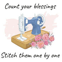 Count Of Your Blessings Fabric Panel - FunSewing.com