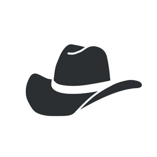 Cowboy Hat Icon Fabric Panel - FunSewing.com