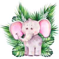 Cute Elephant Fabric Panel - FunSewing.com