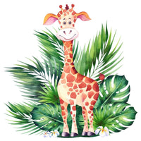 Cute Giraffe Fabric Panel - FunSewing.com