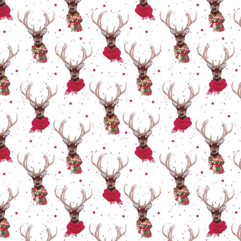 Graceful Deer Fabric - Multi - ineedfabric.com