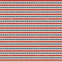 Horizontal Vintage Patriotic Stars & Stripes Fabric - Multi - ineedfabric.com