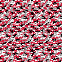 Military Camouflage Fabric - Red/Black - ineedfabric.com