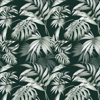 Monstera Leaves Fabric - Green/Dark Green - ineedfabric.com