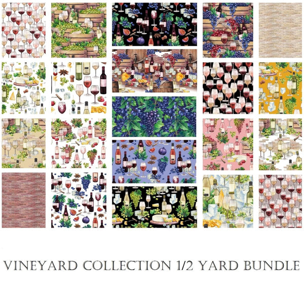 Vineyard Collection 1/2 Yard Bundle - ineedfabric.com