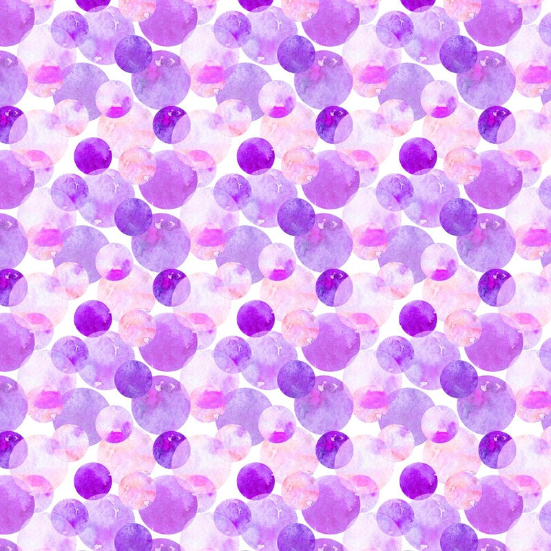 Watercolor Packed Dots Fabric - Purple - ineedfabric.com